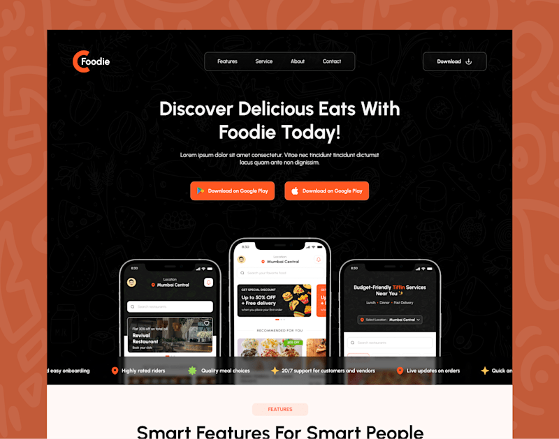 Cover image for Food Ordering Website Design