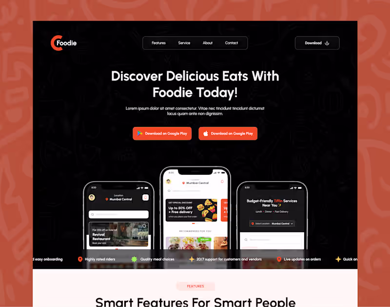 Cover image for Food Ordering Website Design