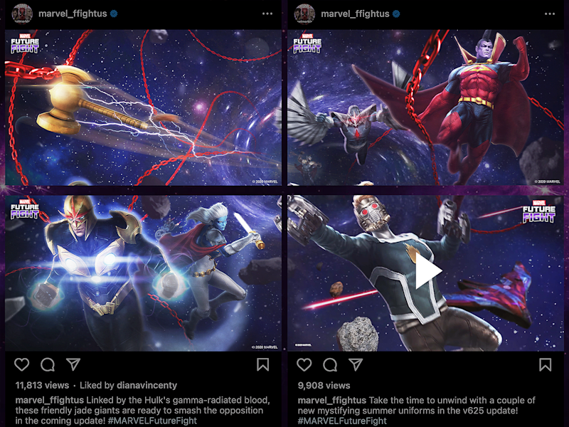 Cover image for Marvel Future Fight Social Content