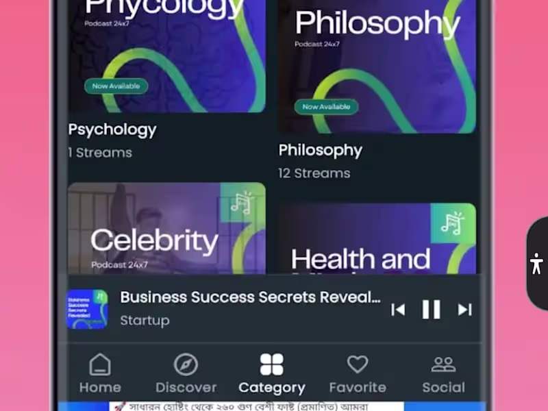 Cover image for BajaoFM- Podcast for knowledge - Apps on Google Play