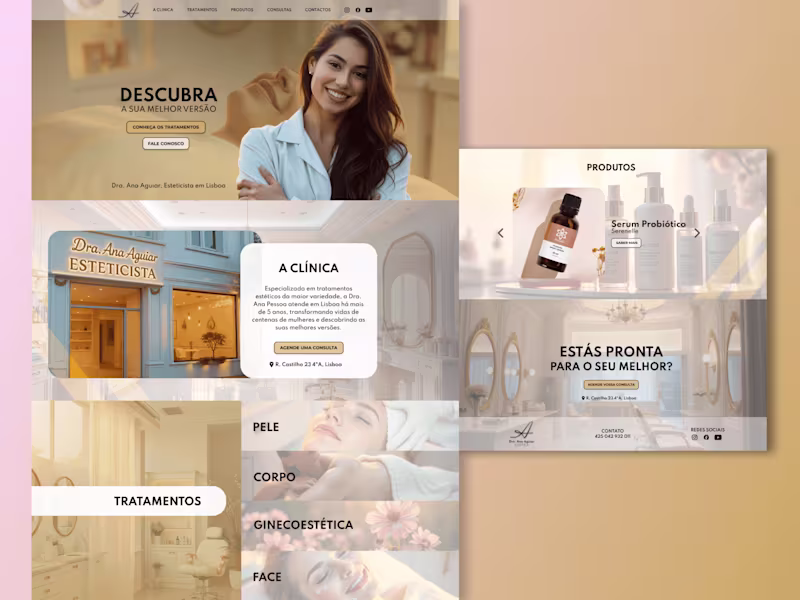 Cover image for Dr. Ana Aguiar - Webdesign & Branding