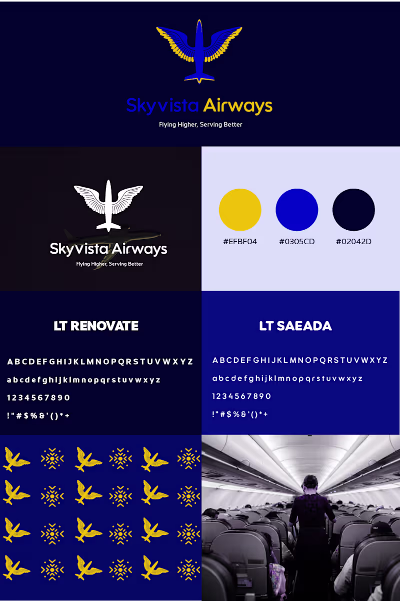 Cover image for SkyVista Airline Branding