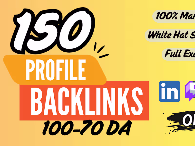 Cover image for Boost Your Google Rankings With High DA Profile Backlinks DA 70+