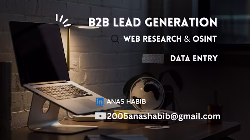 Cover image for B2B Lead Generation 