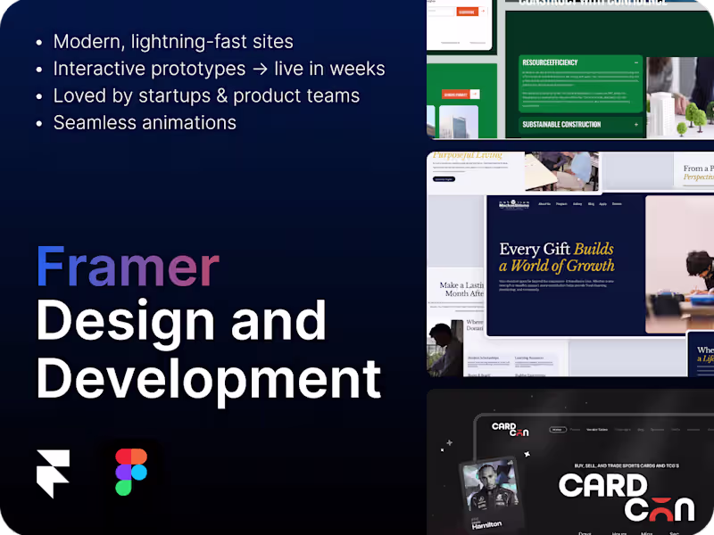 Cover image for Framer Design & Development
