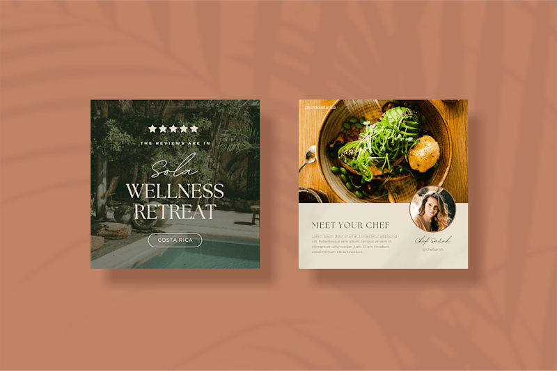 Cover image for [Social Media Strategy + Design] Sola Wellness Retreats