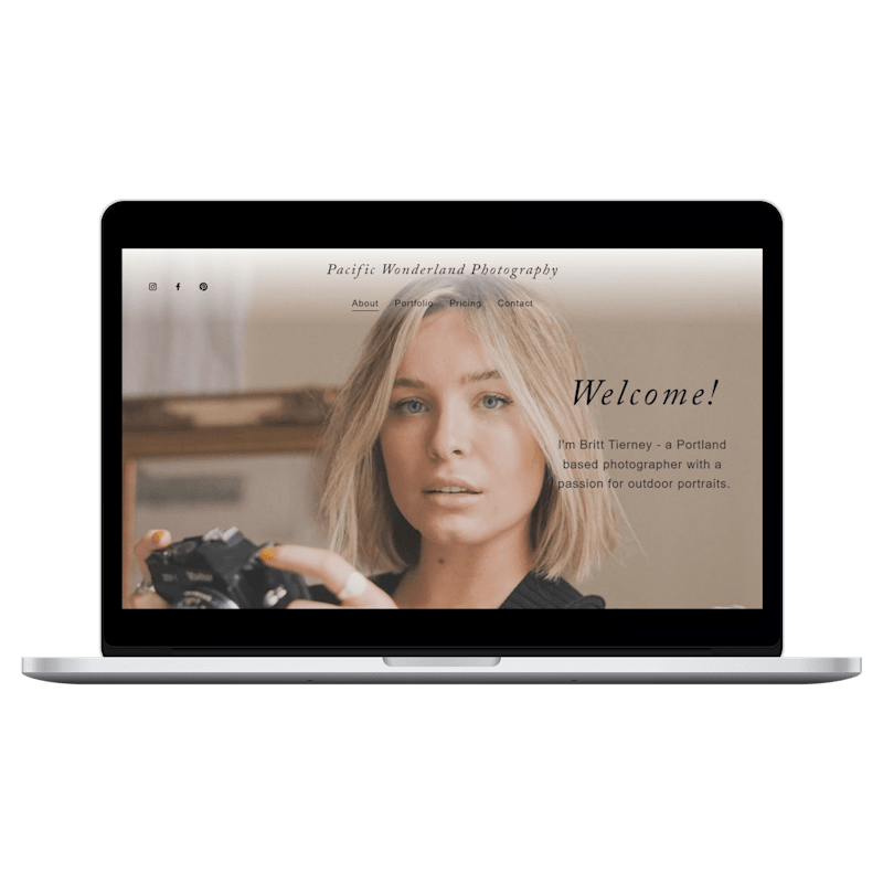 Cover image for Photography Website | Pacific Wonderland Photography