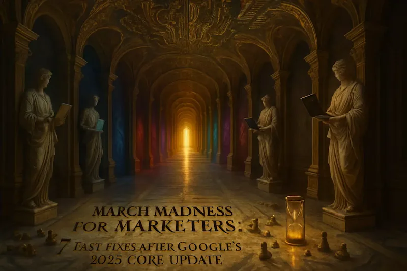 Cover image for March Madness for Marketers: 7 Fast Fixes After Google’s 2025 Core Update