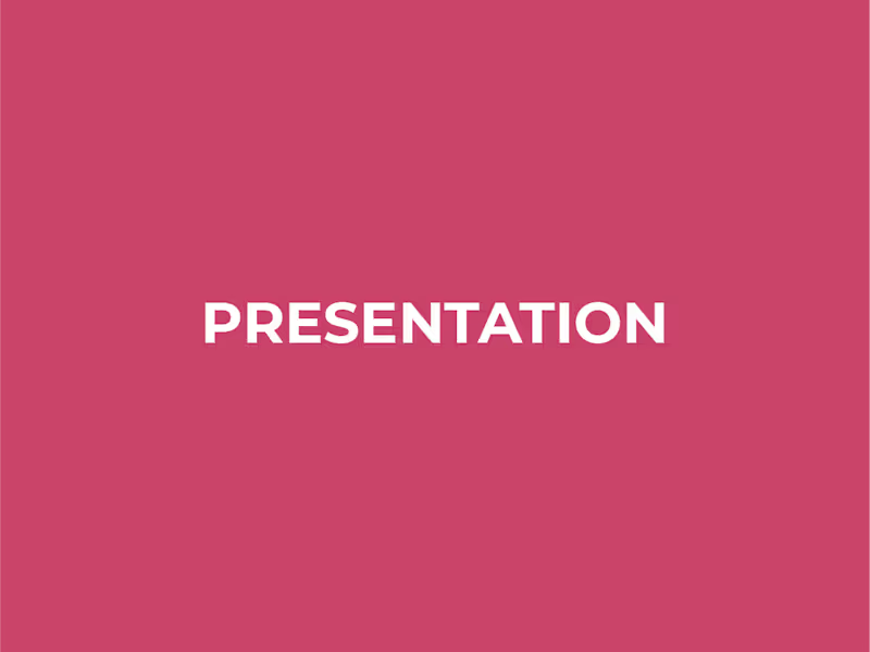 Cover image for Presentation Design