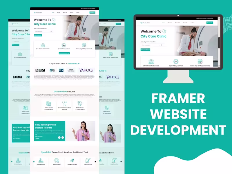 Cover image for Framer Website Development