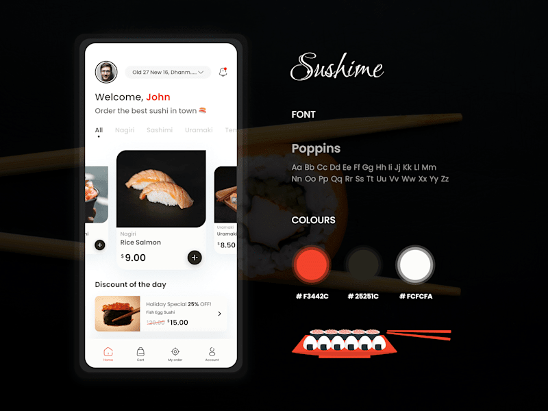Cover image for Sushime - Sushi Delivery App