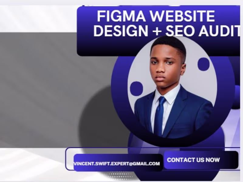 Cover image for Figma UI/UX Designer – clean, responsive website or app design