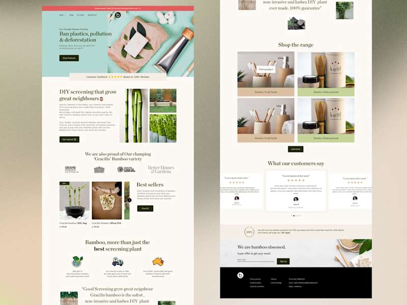 Cover image for Elegant style✨ Landing page