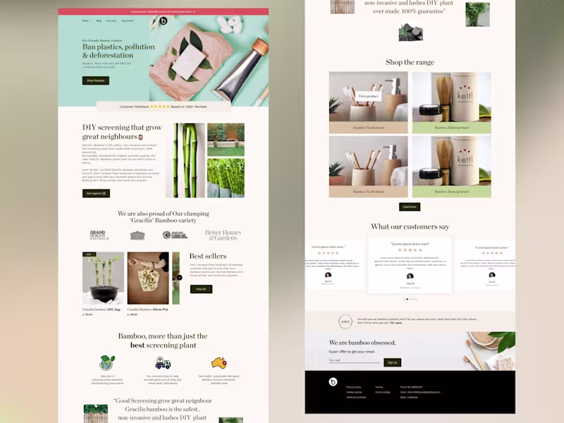 Cover image for Elegant style✨ Landing page