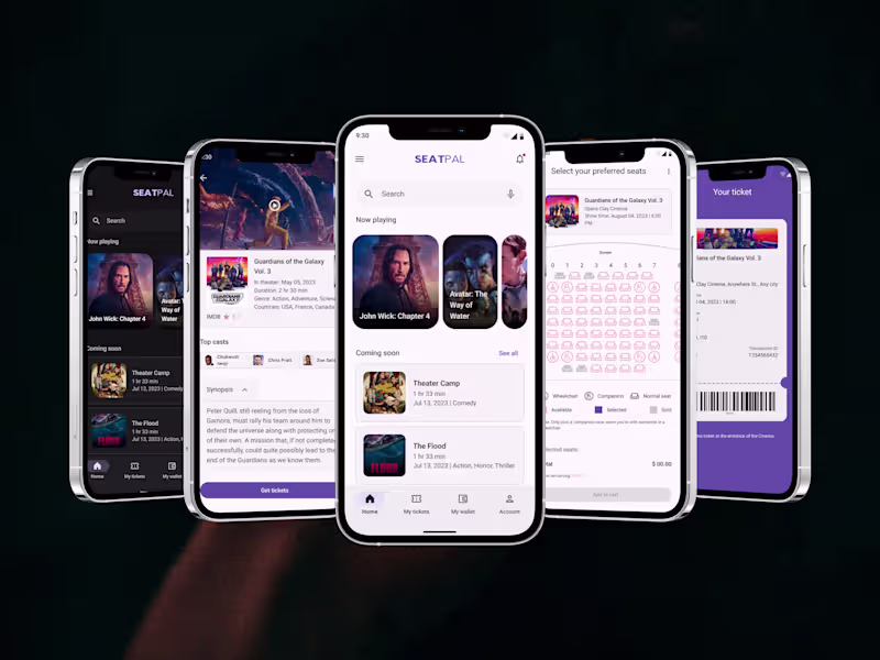 Cover image for SeatPal - Movie theater reservation app