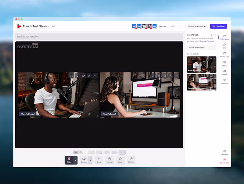 Cover image for OneStream LIVE – Full site UX/UI redesign