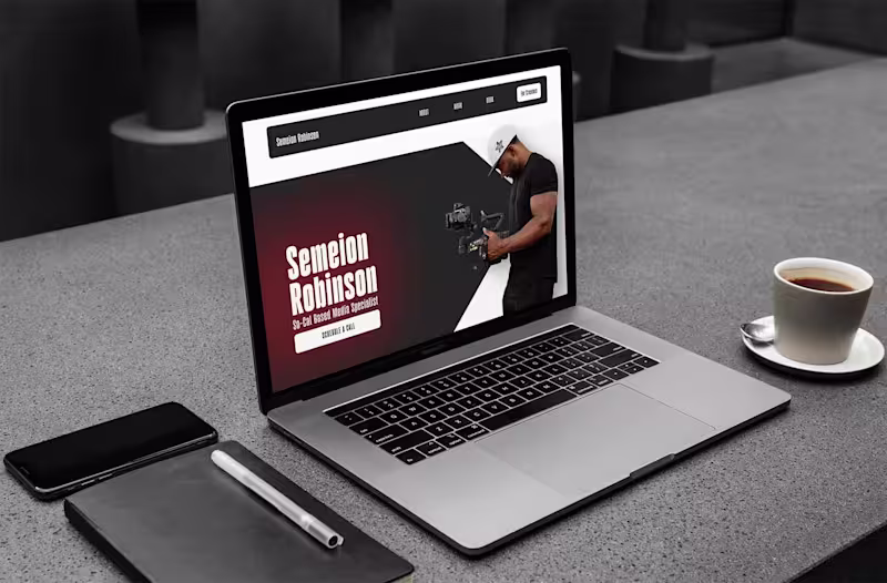 Cover image for Landing Page Design - Semeion Robinson