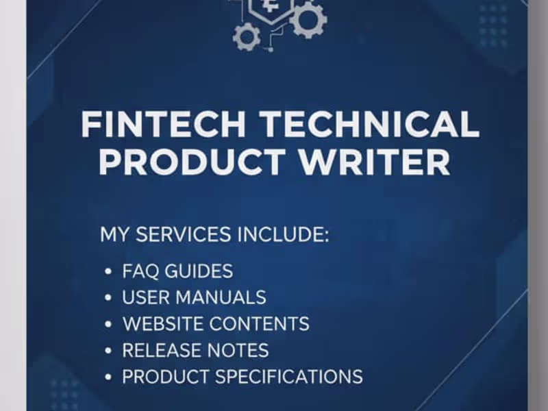 Cover image for I Simplify fintech products with clear documentation.