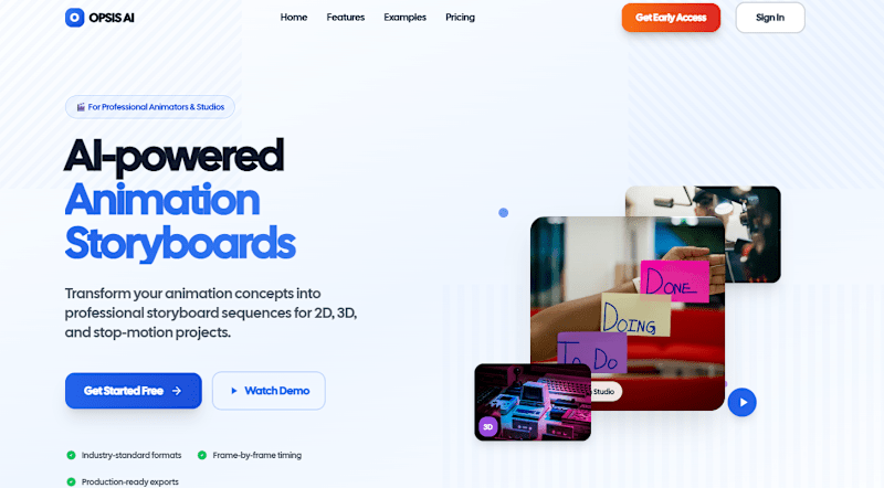 Cover image for OPSIS AI: Revolutionizing Storyboard Creation