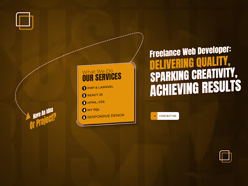 Cover image for Web Developer| PHP| Laravel