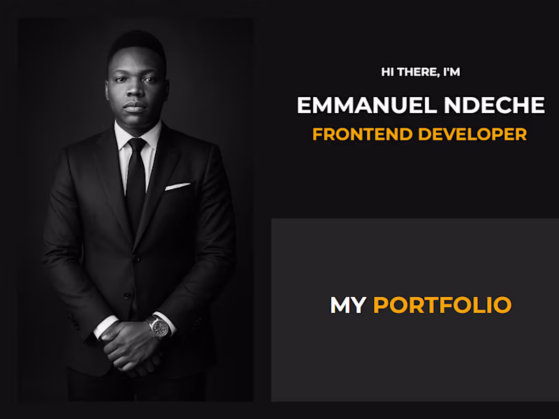 Cover image for Emmanuel Ndeche | Frontend Developer
