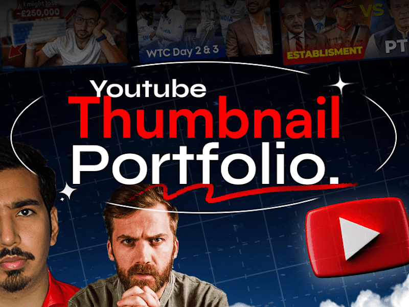 Cover image for Youtube Thumbnails Portfolio