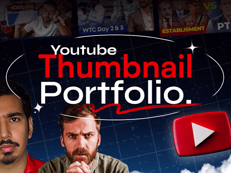 Cover image for Youtube Thumbnails Portfolio