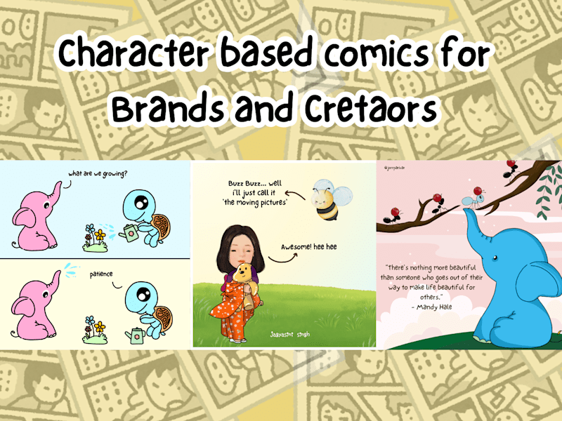 Cover image for Character-Based Comics for Brands & Creators