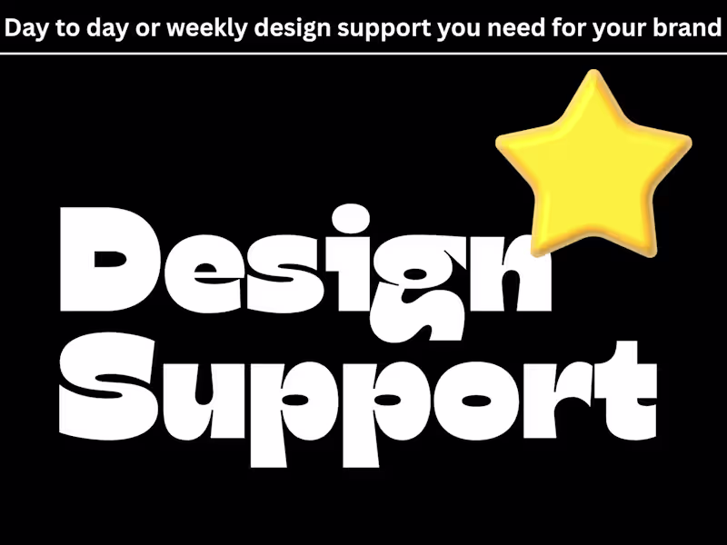 Cover image for Design Support & Creative Maintenance 