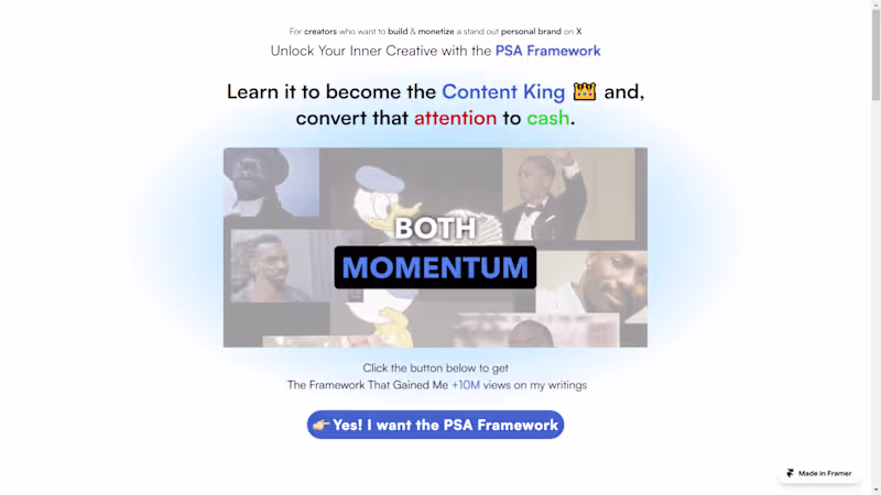 Cover image for Landing Page - Framer Development 📃