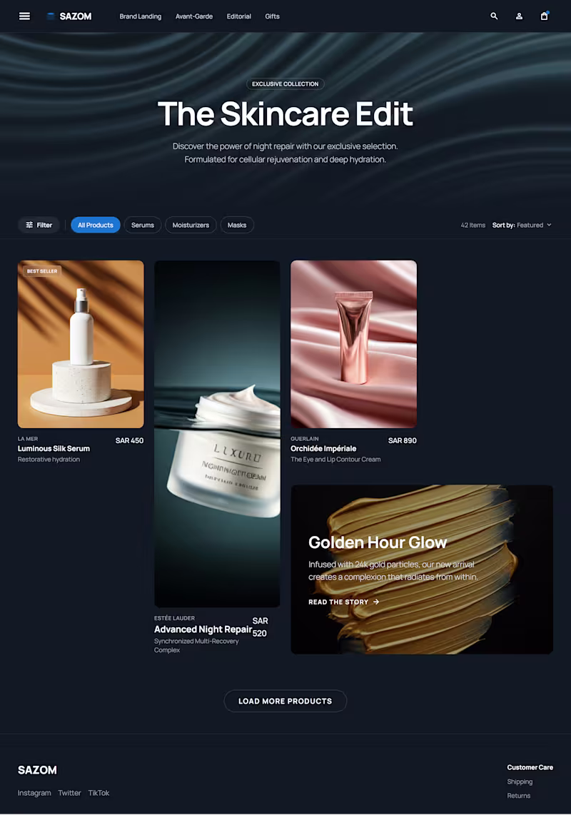 Cover image for This project showcases a modern corporate landing page desig...