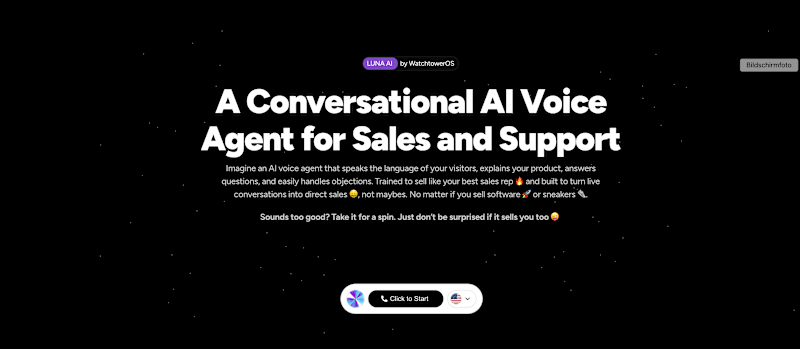Cover image for Conversational AI Voice Agent Development for WatchtowerOS.com