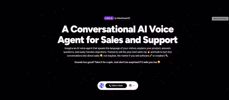 Cover image for Conversational AI Voice Agent Development for WatchtowerOS.com