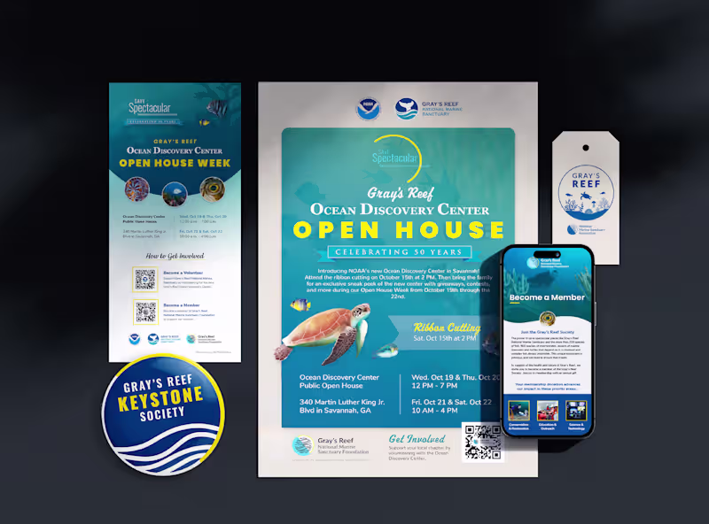 Cover image for Design Materials for Gray's Reef National Marine Sanctuary