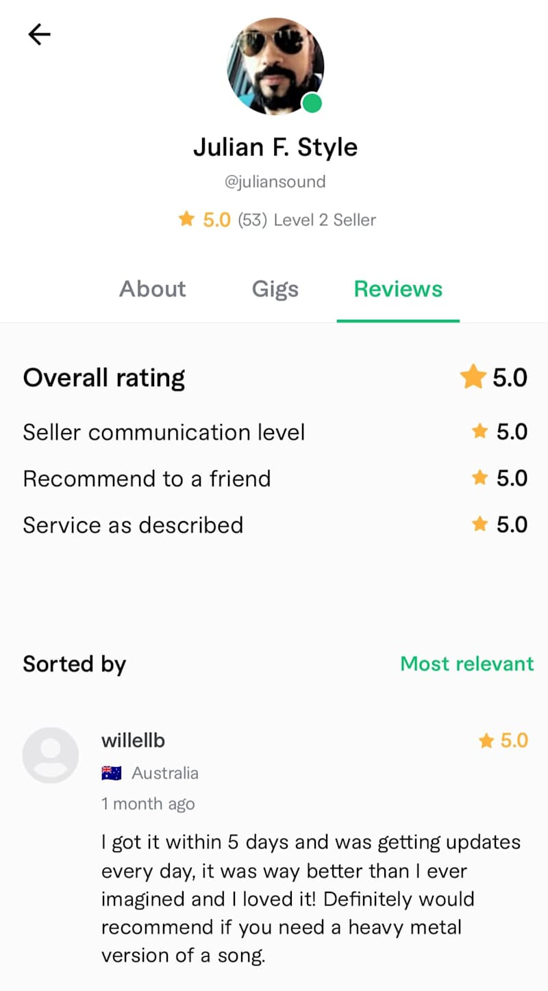 Cover image for Reviews from my clients for my Audio Production Services
