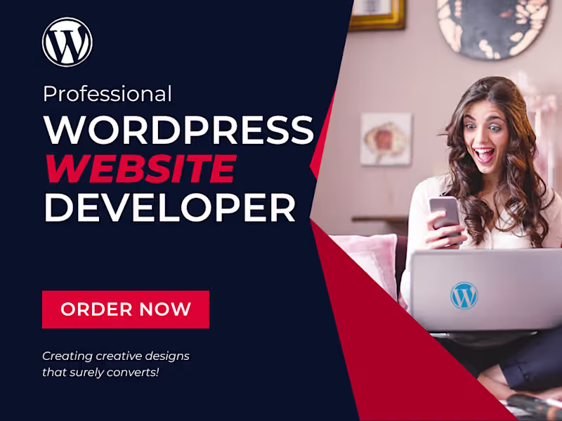 Cover image for Responsive pixel-perfect WordPress design / Webflow site design