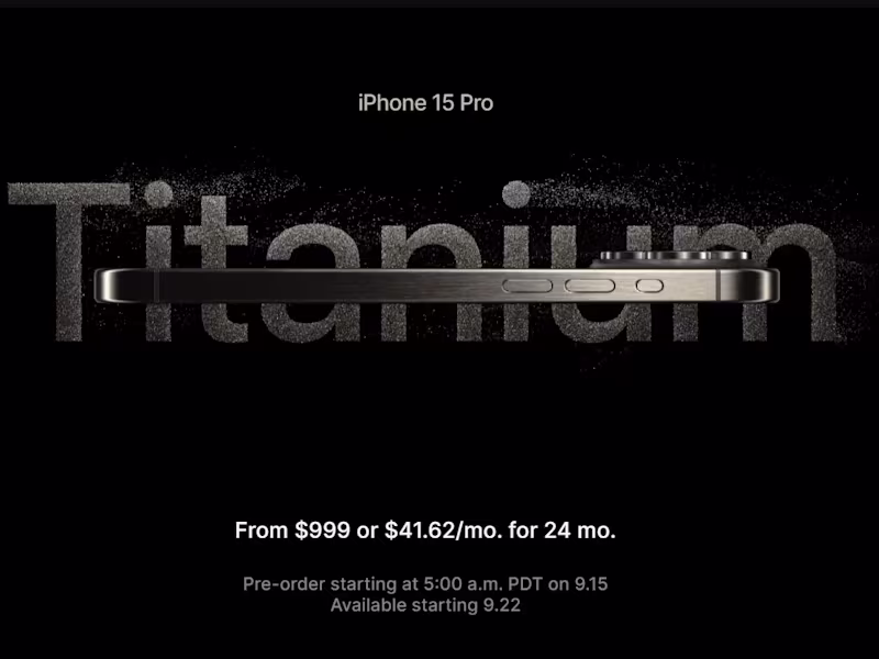 Cover image for iPhone 15 Website Re-Build