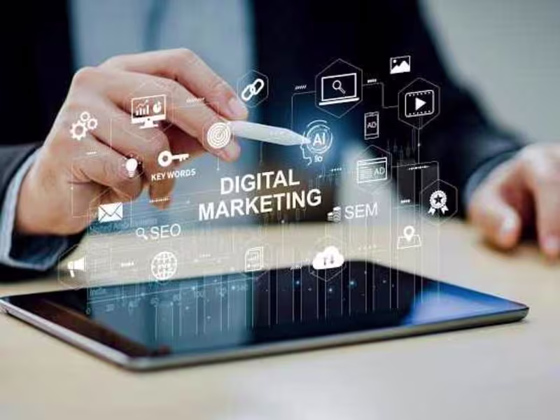 Cover image for Digital marketing 