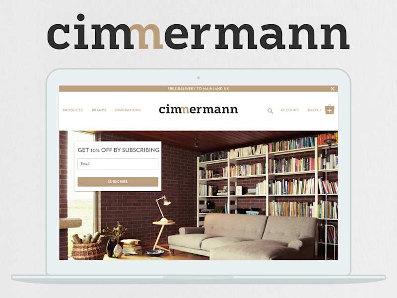 Cover image for Cimmermann Home Furniture eCommerce UI Design