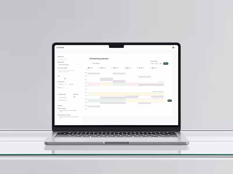 Cover image for Enterprise Scheduling Framework Design for Doodle