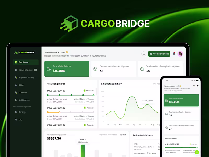 Cover image for Cargo Bridge - End-to-End Shipment Management Experience