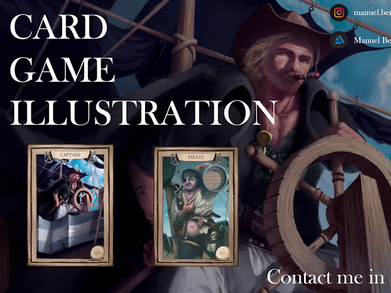 Cover image for Digital illustrations for Board and card games