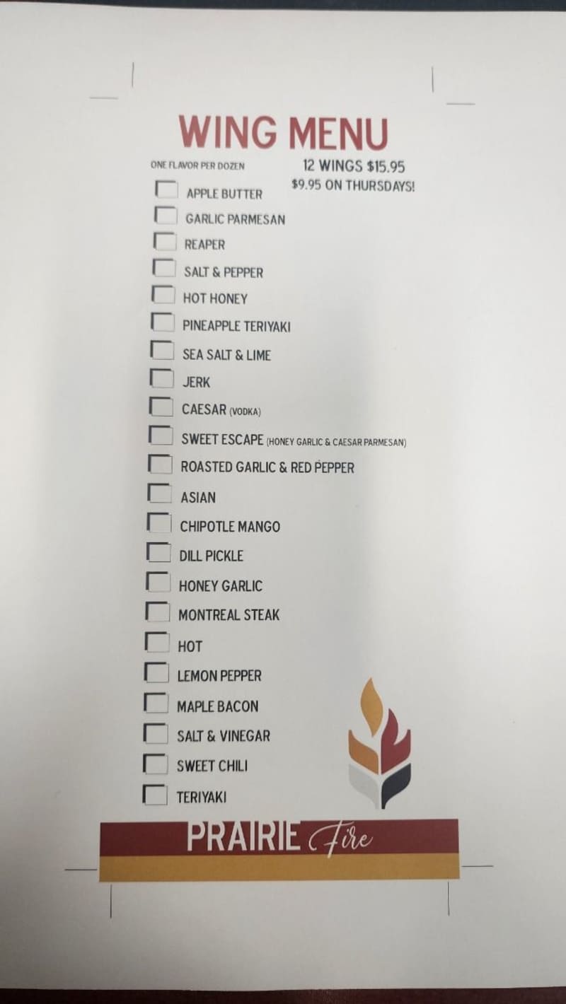 Cover image for Takeout Menu Insert