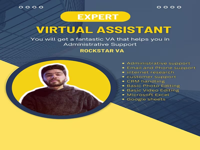 Cover image for Dedicated General Virtual Assistant