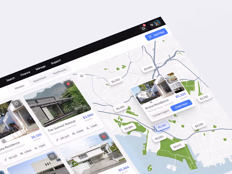 Cover image for Solira Real Estate Platform Design | Dashboard