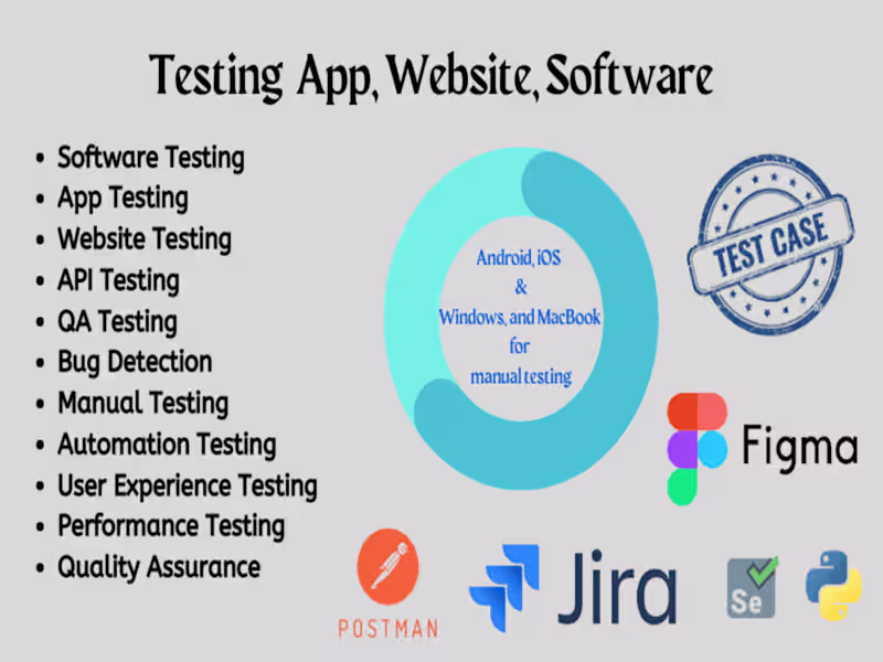 Cover image for Test and QA your app, website, software, and game