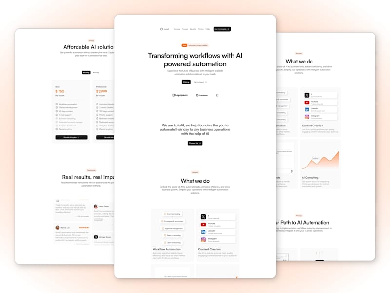 Cover image for AI SAAS Landing Page