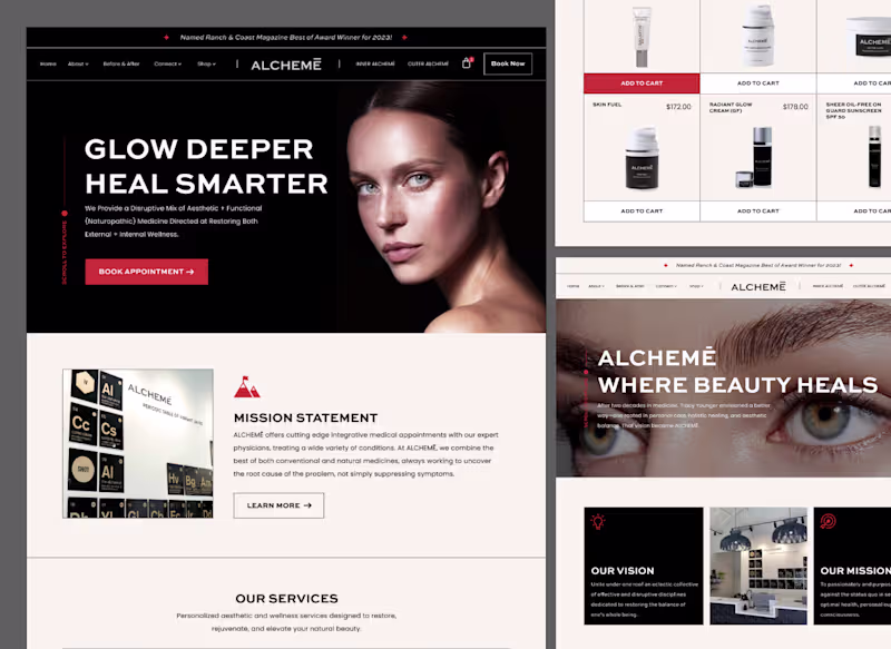 Cover image for Alcheme Health Website Design and Development