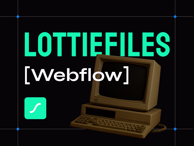 Cover image for LottieFiles & Webflow Integration
