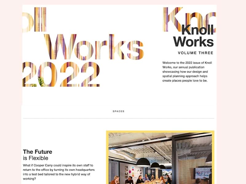 Cover image for Knoll Works 2022